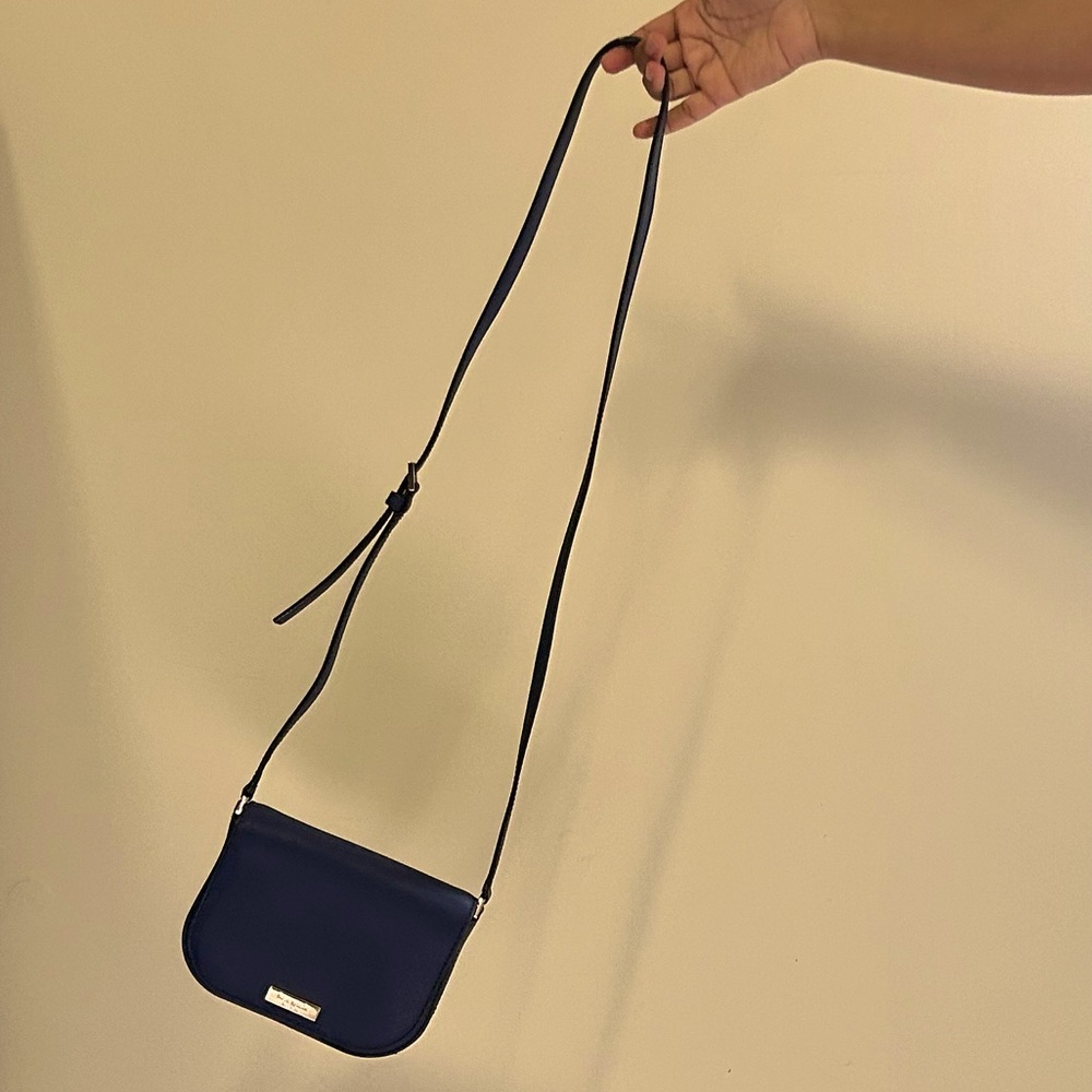 Blue Kate Spade Crossbody Flap bag